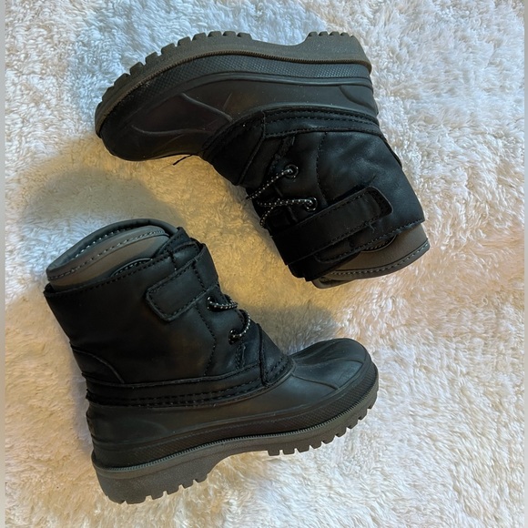 Sperry Black Kids Boots size 9 toddler - Picture 1 of 6